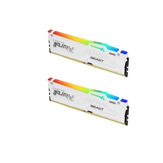 Kingston Fury Beast RGB White 32GB DDR5 (2*16GB 5600MHz CL40)