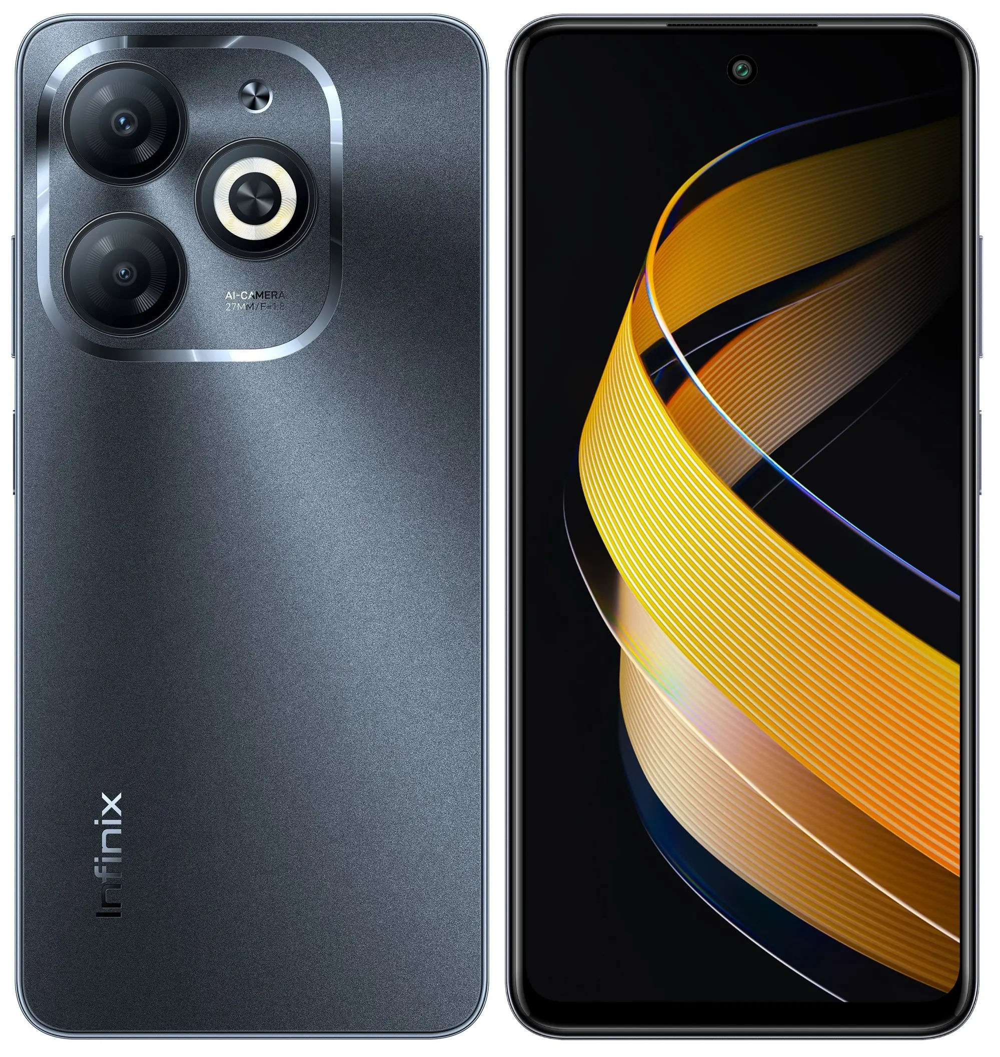 Infinix Smart 8, Timber Black, 4/64 GB