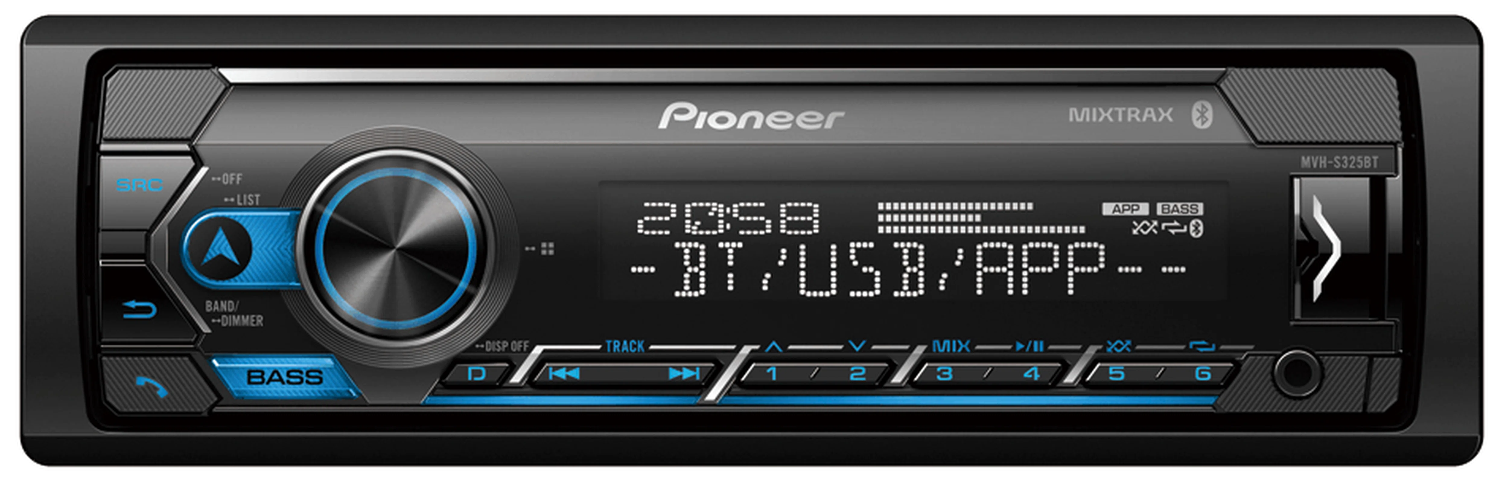 Pioneer MVH-S325BT avtomagnitolasi