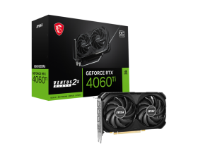 Видеокарта MSI, GeForce RTX 4060 Ti VENTUS 2X