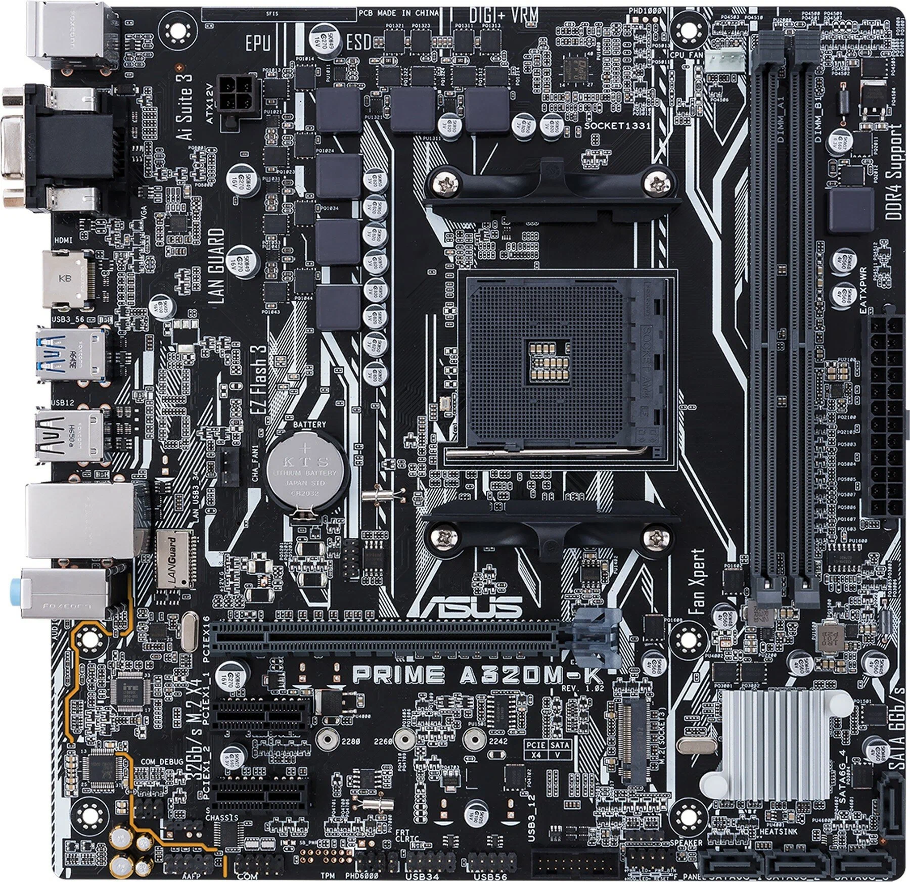 Asosiy plata ASUS PRIME A320M-K