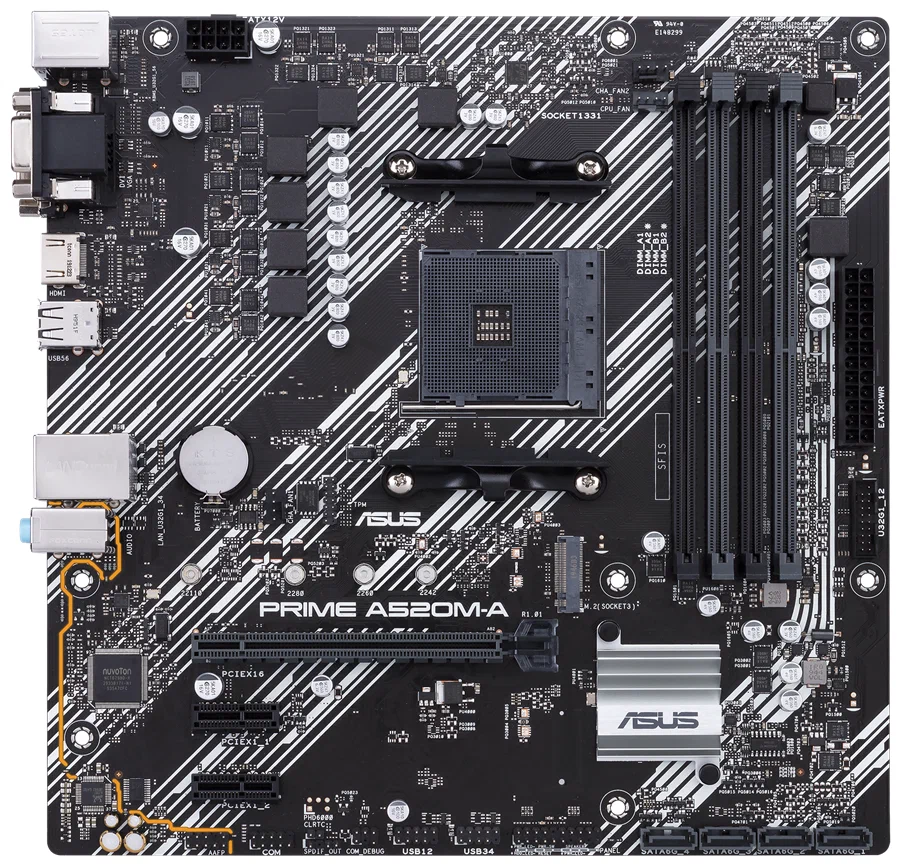 Материнская плата ASUS PRIME A520M-A
