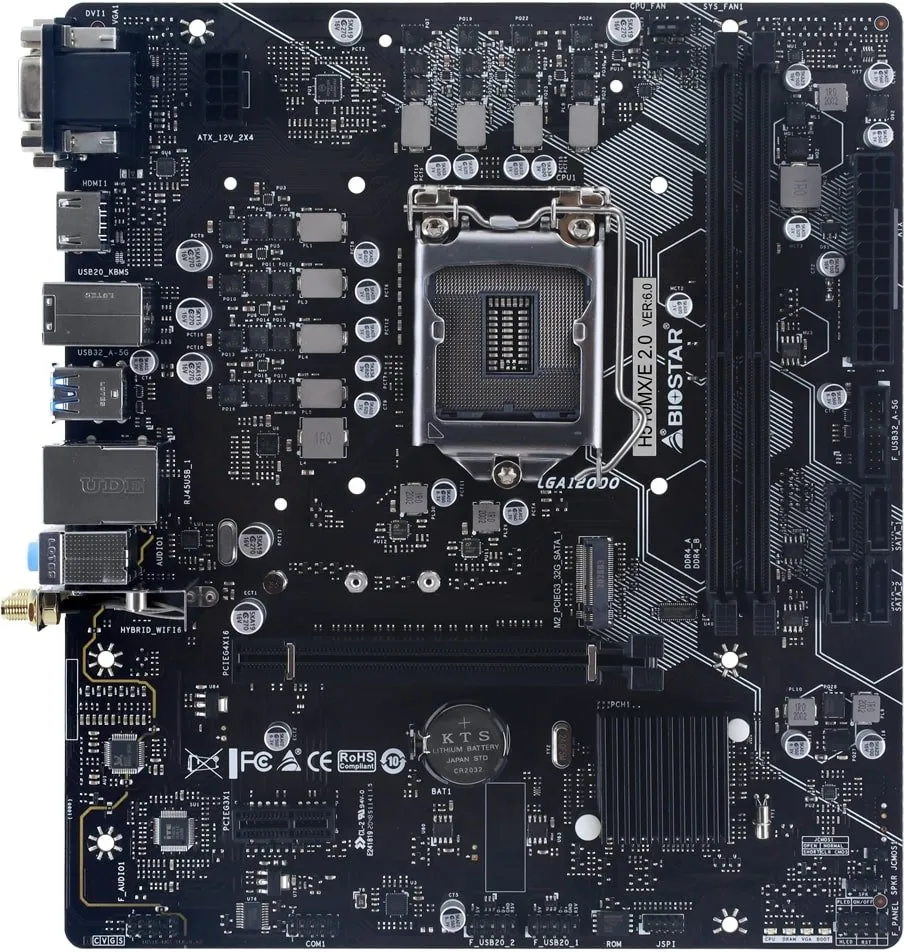 Материнская плата Biostar H510MX/E 2.0