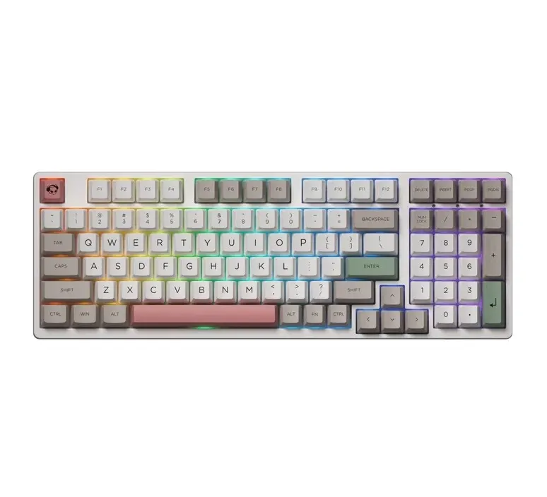 Akko 3098B 9009 CS Jelly White RGB o'yin klaviaturasi
