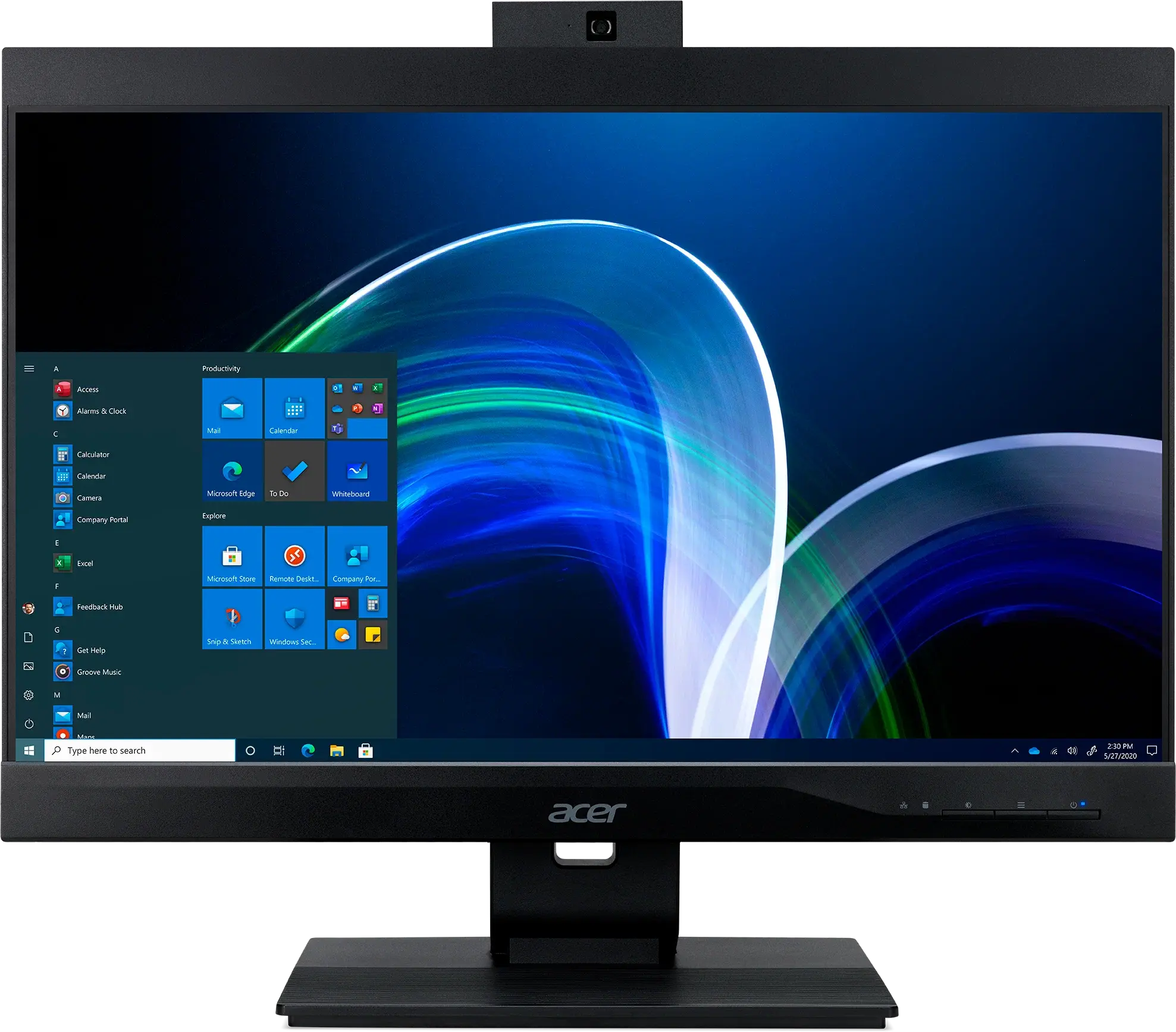 Моноблок Acer Veriton Z4880G / i5-11400T / DDR4 8GB / HDD 1TB / FHD LED 23,8"
