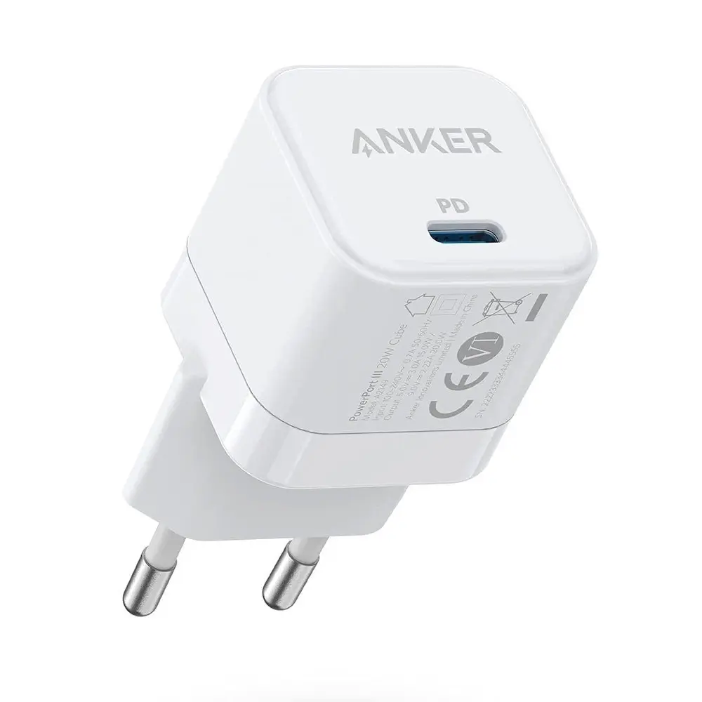 Zaryadlovchi Anker PowerPort III Cube 20W White
