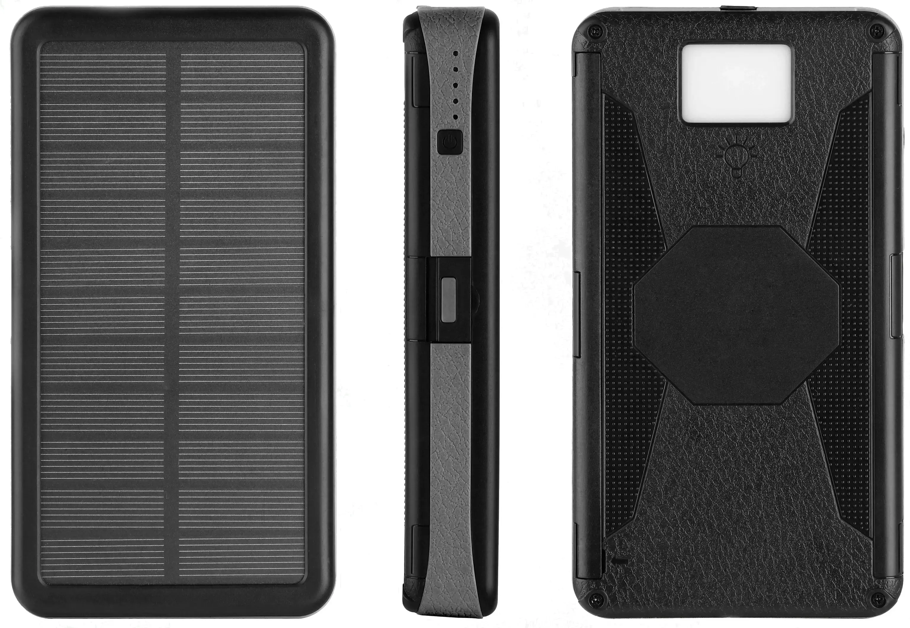 Внешний аккумулятор 2E Power Bank Solar 20000mAh Black