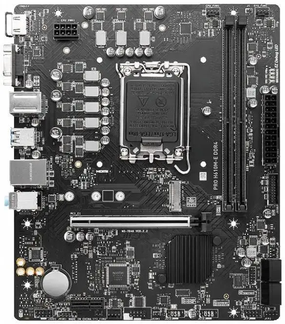 Asosiy plata MSI PRO H610M-E DDR4