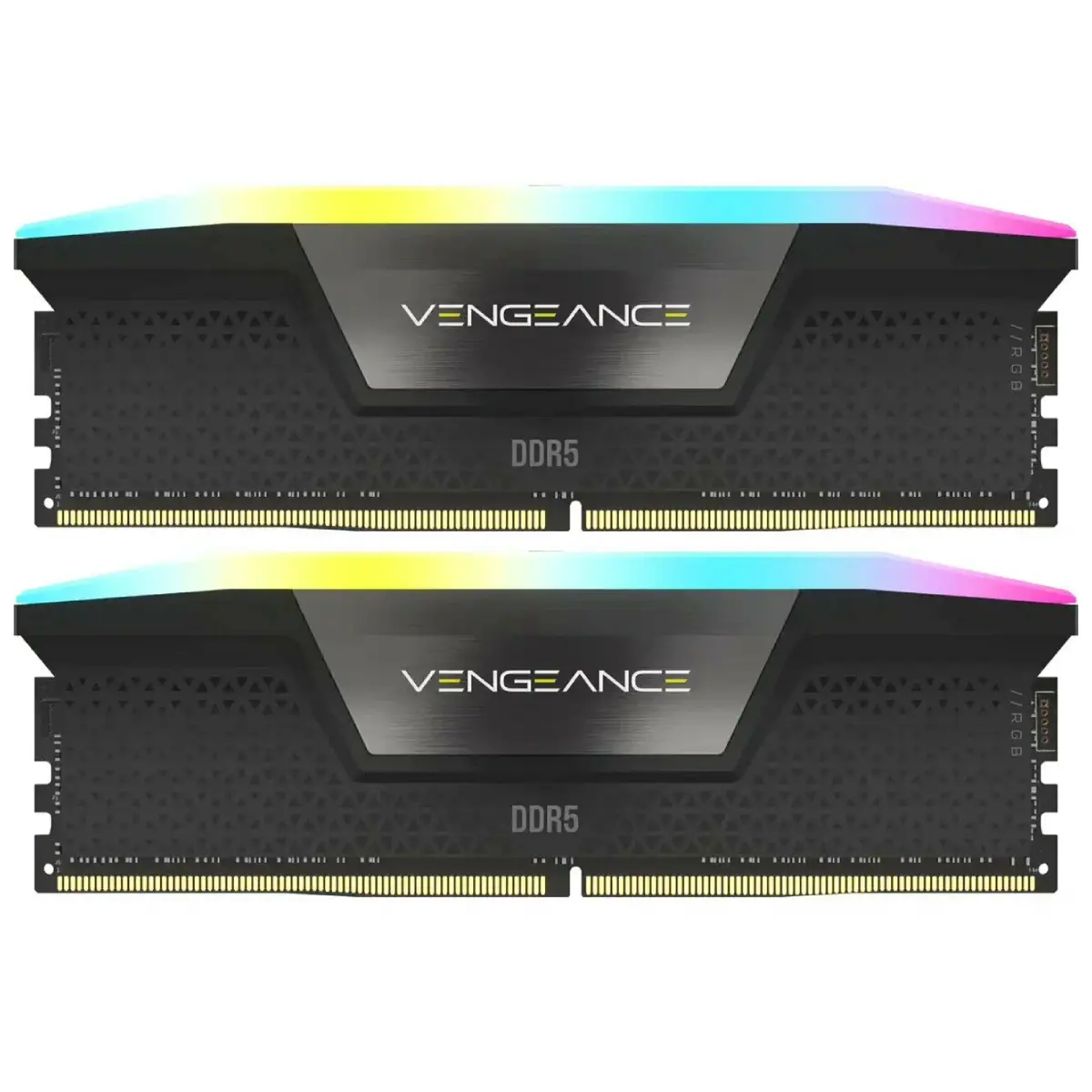 Комплект модулей памяти Corsair VENGEANCE RGB 48 GB (2x24 GB), DDR5, 5600 MHz, C40, Black