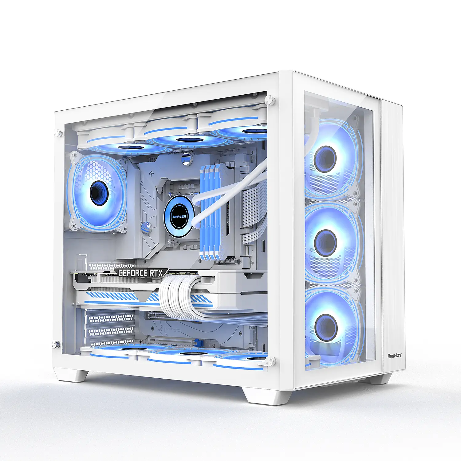 Keys Huntkey S980 White / 4x ARGB FAN