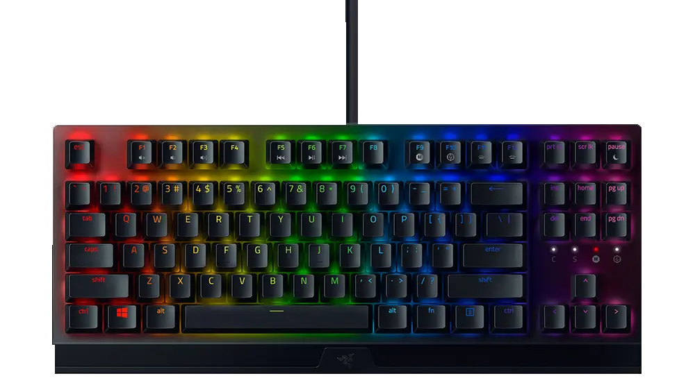 Klaviatura Razer, Green, BlackWidow V3 TKL Green Switch