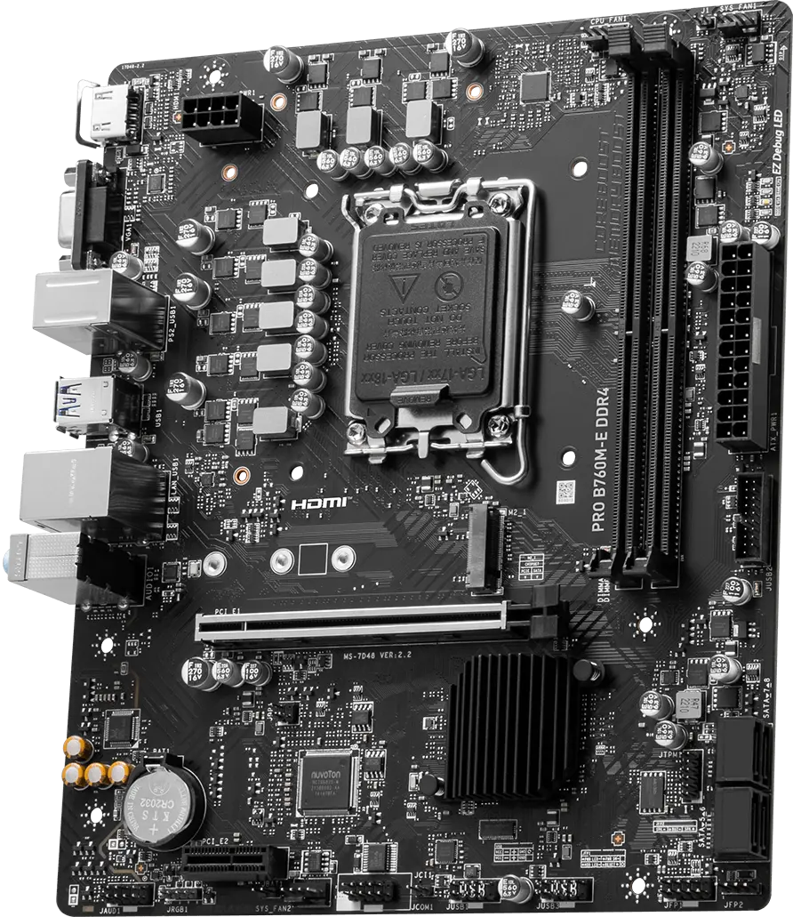 Asosiy plata MSI PRO B760M-E DDR4