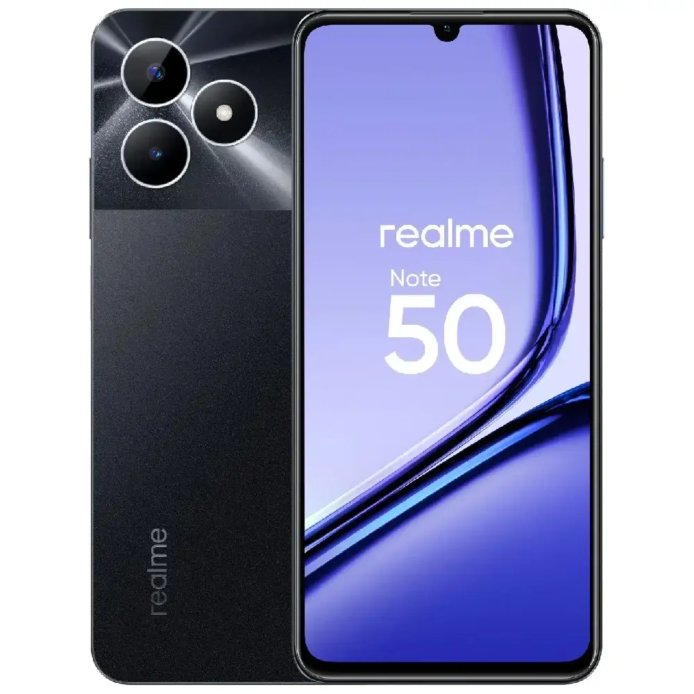 Realme Note 50, Midnight Black, 3/64 GB