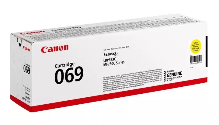 Картридж Canon CRG 069 Yellow