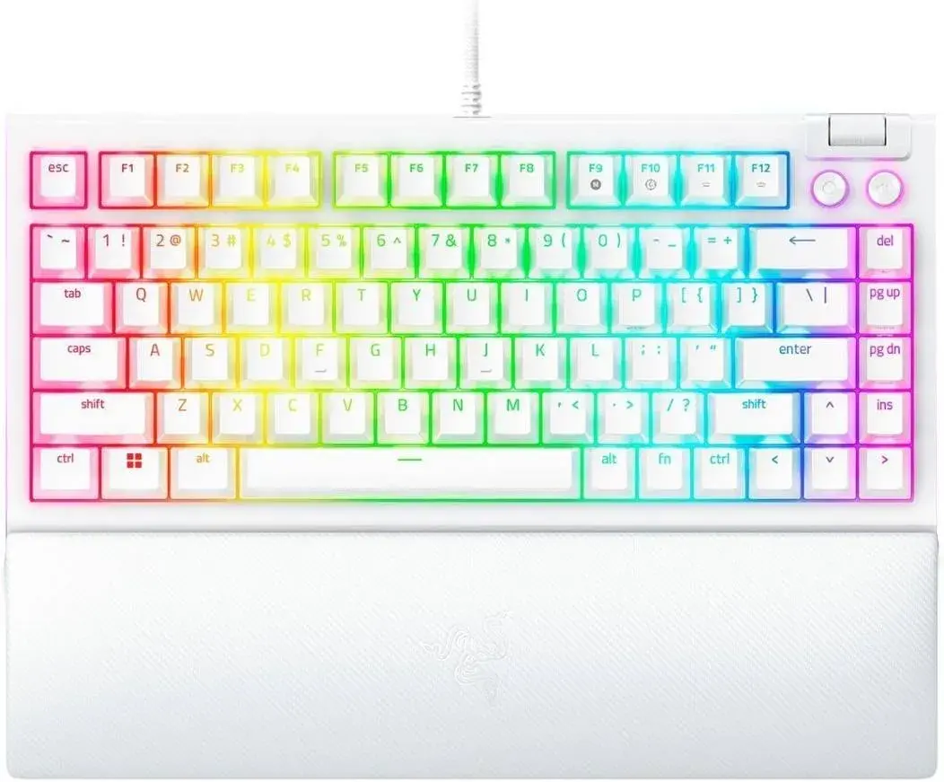 O'yin klaviaturasi Razer BlackWidow V4 75% White
