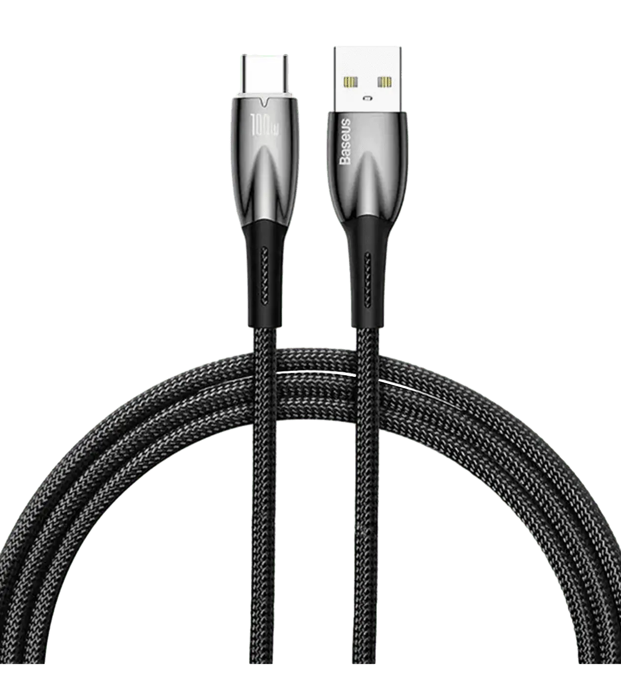 Кабель Baseus Glimmer USB-Type-C 100W - самые низкие цены – у нас ...