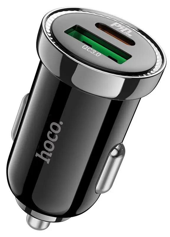 Avtomobil zaryadlovchi Hoco Z44 Leading 20W Black