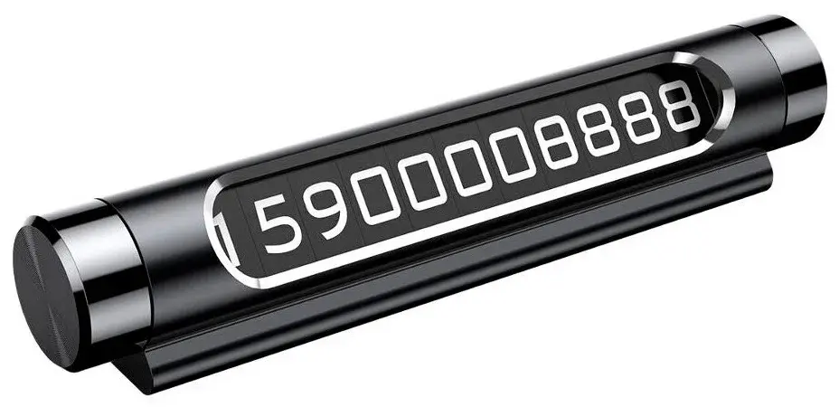 Парковочная автовизитка Baseus ACNUM-C01 (Dual-number ver.) Card Black