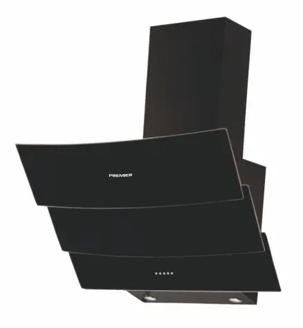 Вытяжка Premier, GLASS-3 BL