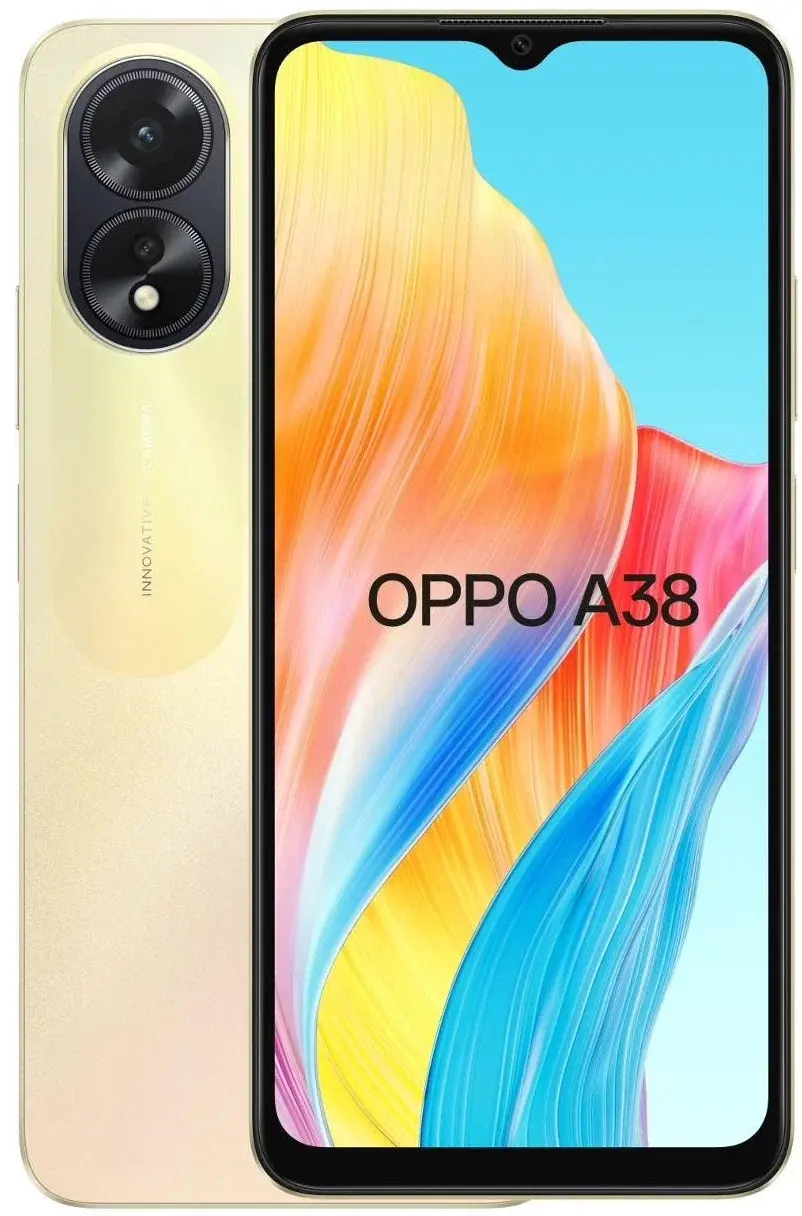 Oppo A38, Glowing Gold, 4/128 GB