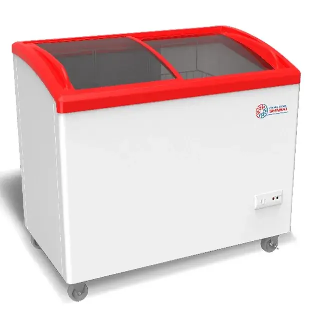 Muzlatgich Shivaki SFA131 frigo cool, Red