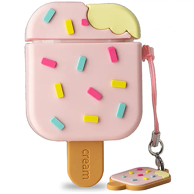 Чехол Apple Airpods 2/2 Pink Ice Cream