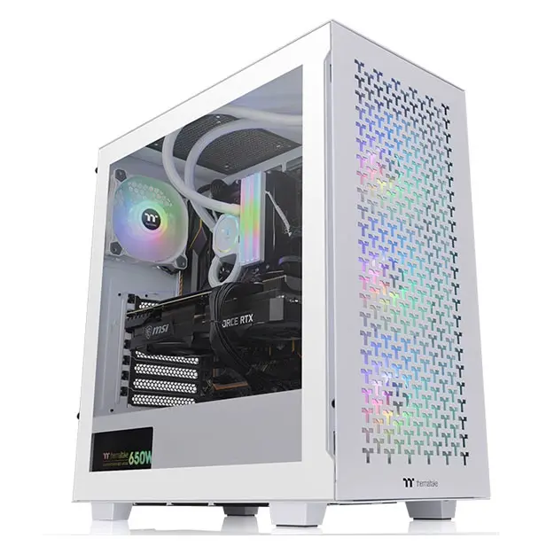 Компьютерный корпус Thermaltake V350 TG ARGB Air Snow Mid Tower Chassis CA-1S3-00M6WN-03