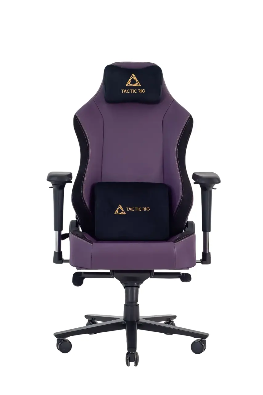 Kompyuter kreslosi TACTICRIG PANTHER PRO PURPLE BLACK PU