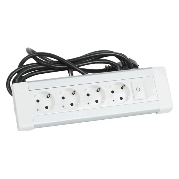 Настольный Блок Legrand Укомплектованный 6x2к+3 + 1 Выключатель С Подсветкой, Со Шнуром