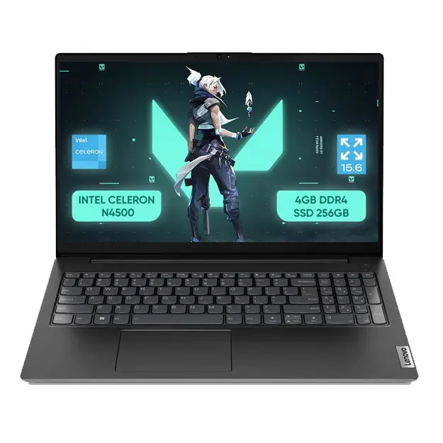 Ноутбук Lenovo V15 / Celeron N4500 / DDR4 8GB / SSD 256GB / FHD 15.6"