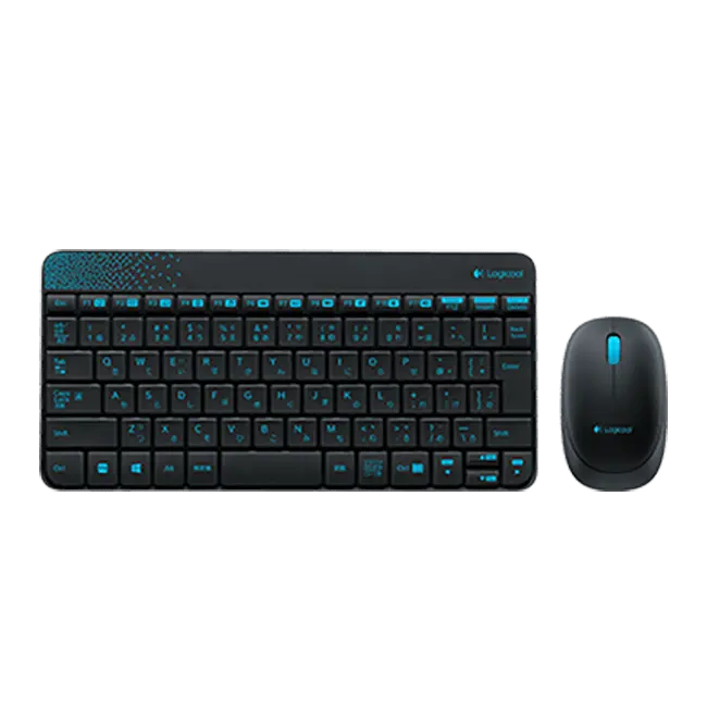 Комплект клавиатура + мышь Combo Logitech MK240 Blue