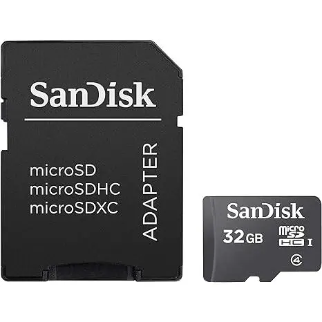 Xotira kartasi SanDisk, Black, microSDHC 32GB