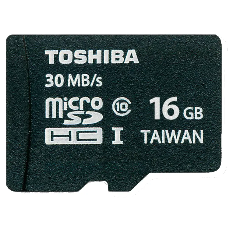 Карта памяти Toshiba, Black, microSDHC 16GB