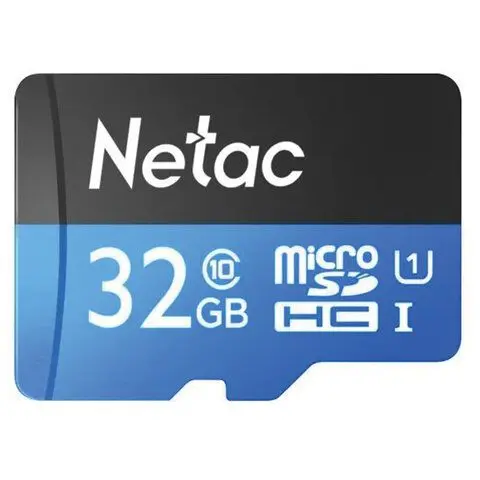 Карта памяти Netac P500 Class 10 32G Micro SDHC TF 80 МБ / с
