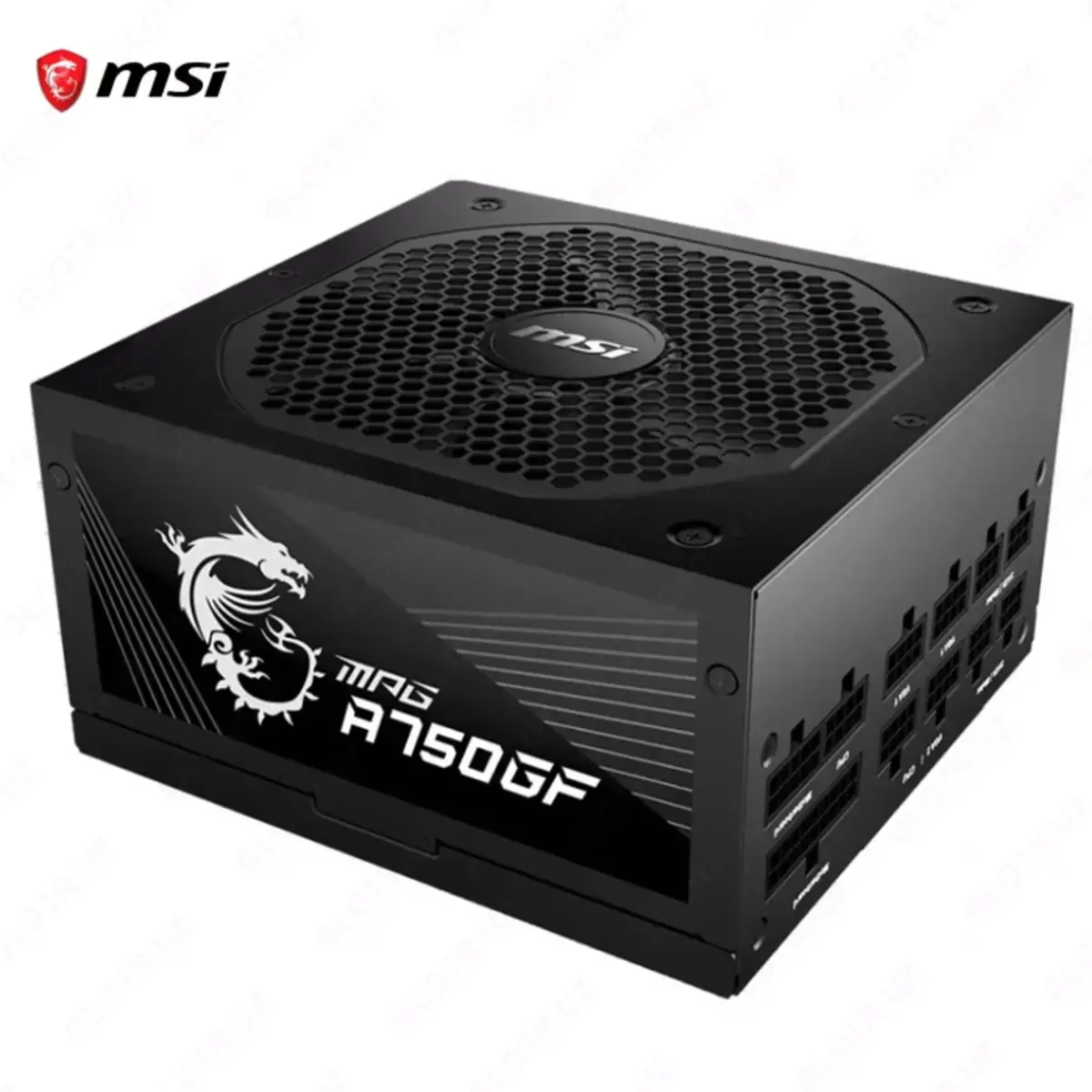 Quvvat manbai MSI MPG A750GF, 80 Plus Gold, Modular, 750 Watt Power Supply, 100% All Japanese 105°C Capacitor