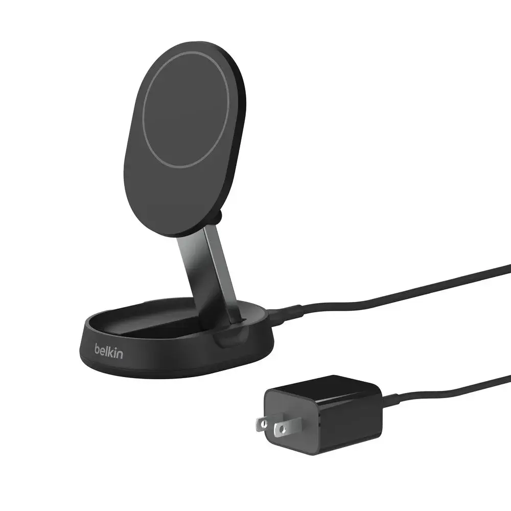 Беспроводное зарядное устройство Belkin 15Вт Magnetic Stand Qi2 Black