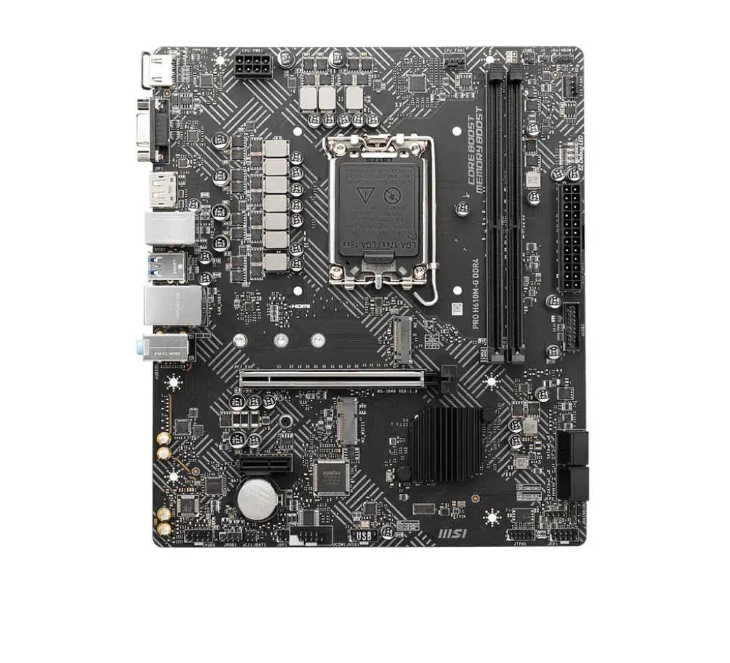 Материнская плата MSI PRO H610M-G DDR4 LGA1700