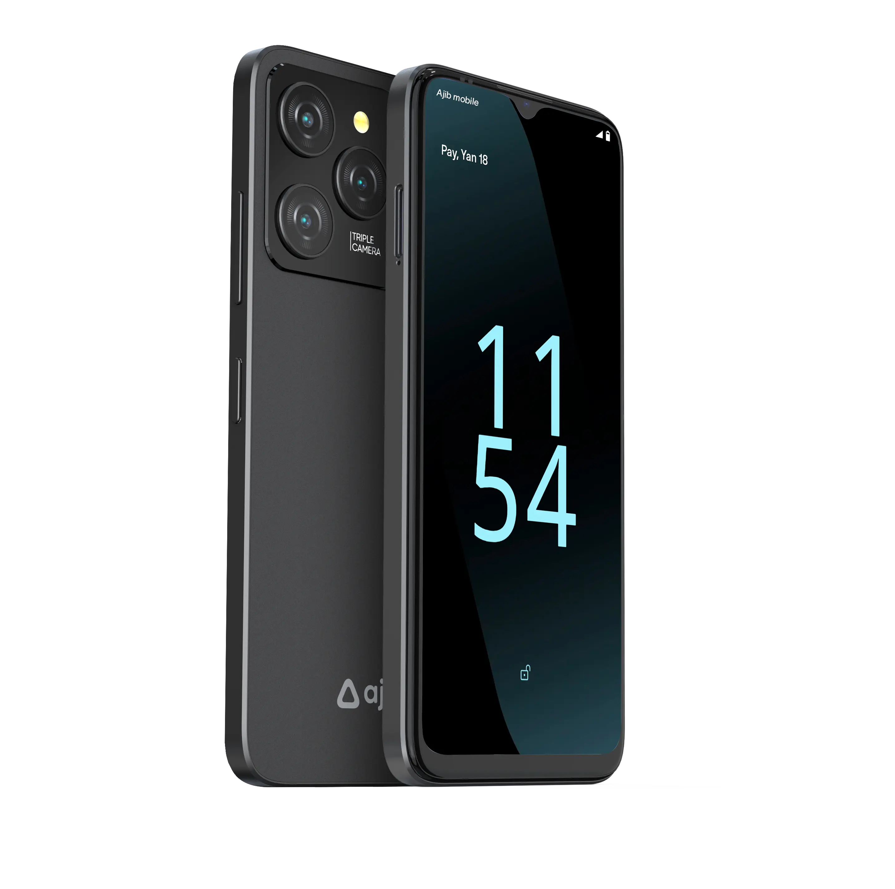 Ajib i15, Black, 4/64 GB
