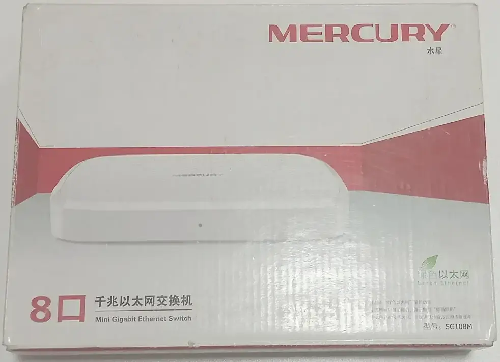 Коммутатор Mercury, SG108M 8 портов Ethernet 10/100/1000