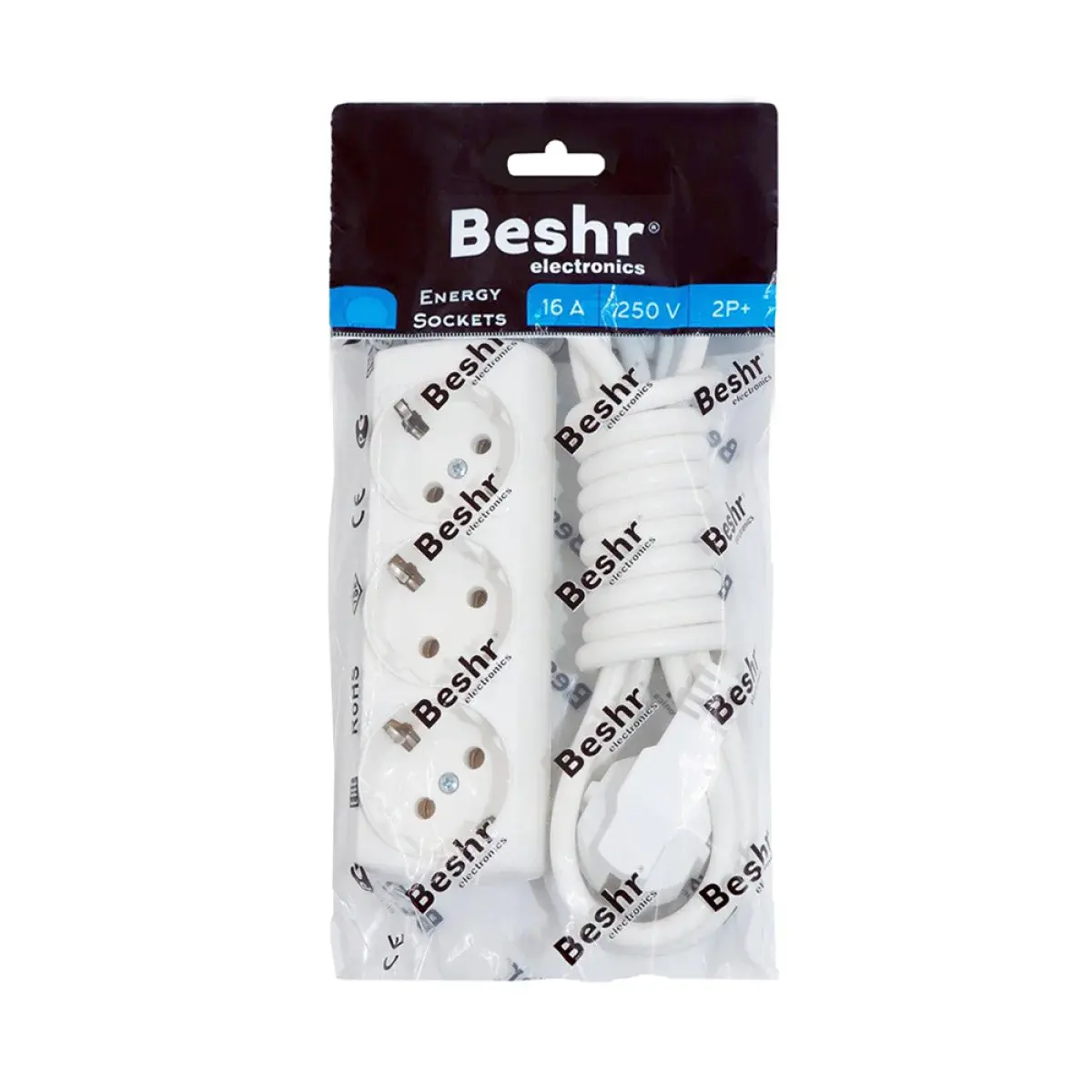 Удлинитель BESHER EURO 3x5M