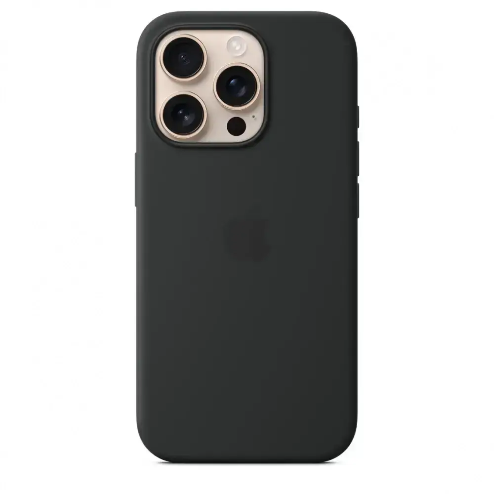 Чехол Silicone Case MagSafe Apple Iphone 16 Pro Black