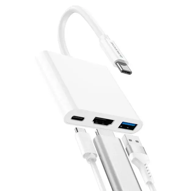 USB-C HUB конвертер Borofone DH4 40721