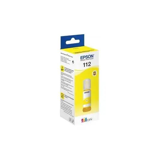 Siyoh Epson, Yellow, 112 EcoTank Ink Bottle (C13T06C44A)