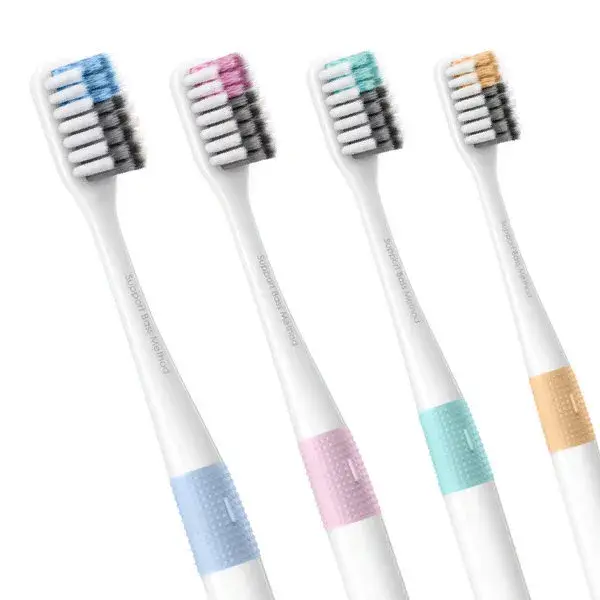 Tish cho'tkalari to'plami Xiaomi Bass Soft Toothbrush 4 pcs