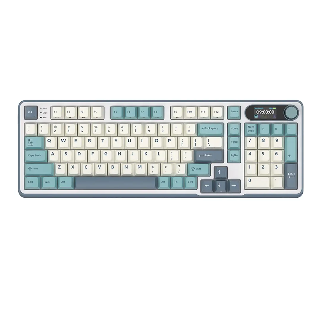 Клавиатура Royal Kludge S98 Light Cloud Sky Blue