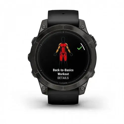 Смарт часы Garmin Epix Pro, 47 мм, Черно-красный