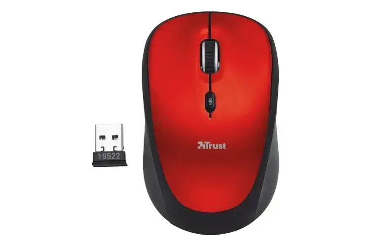 Simsiz sichqoncha Trust YVI MOUSE Red