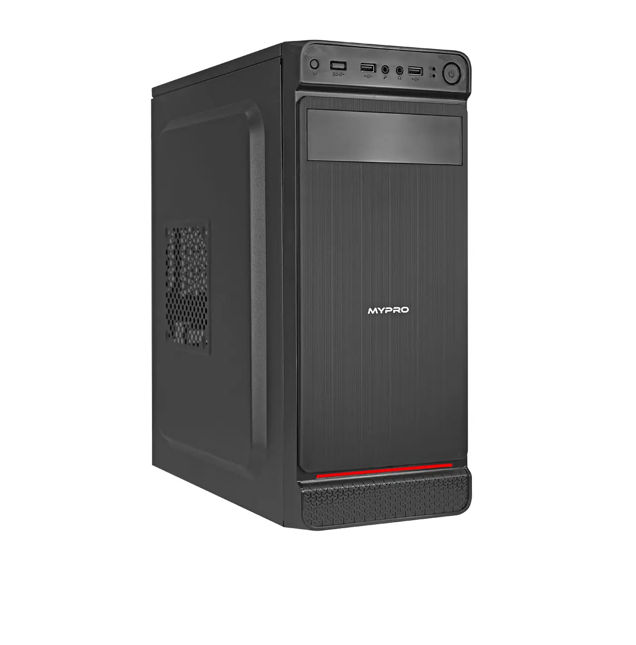 Офисный Компьютер MyPro Case / Intel Core i5-12400 / 8GB DDR4 / SSD 256GB / Black