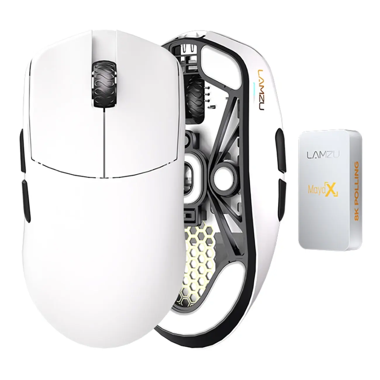 Simsiz sichqoncha Lamzu Maya X 8K White