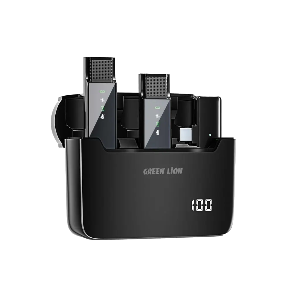 Mikrofon Green Lion, Black, 2 in 1 Digital Display